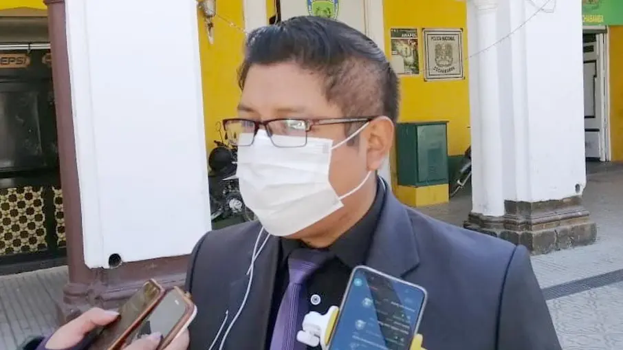 El jefe de Vigilancia Epidemiol&oacute;gica del Servicio Departamental de Salud (SEDES) de Cochabamba, Yercin Mamani. OPINIÓN
