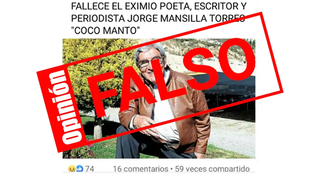 Noticia falsa Coco Manto