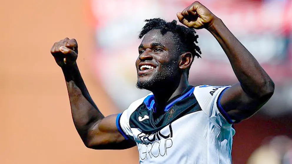 El colombiano Duván Zapata jugador del Atalanta. EFE