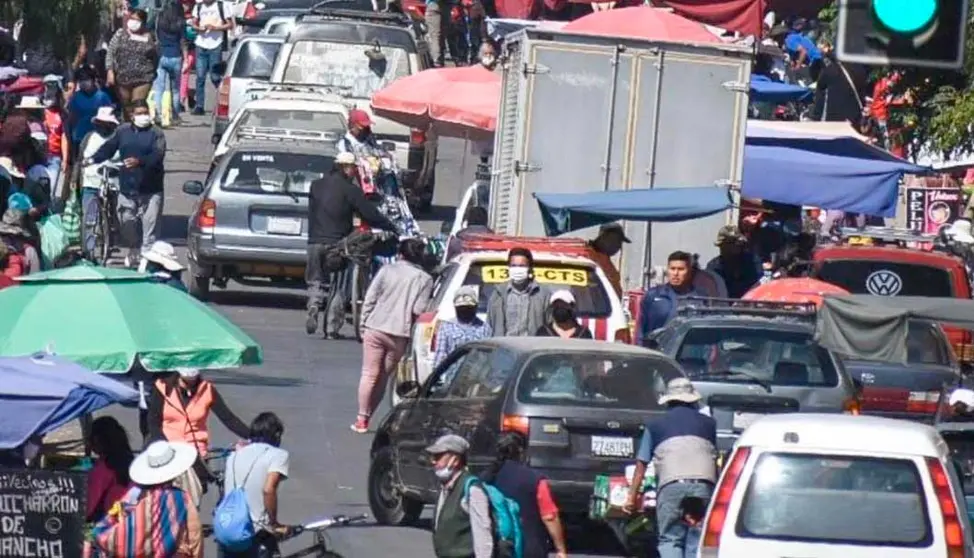 Transporte en Cochabamba. ARCHIVO