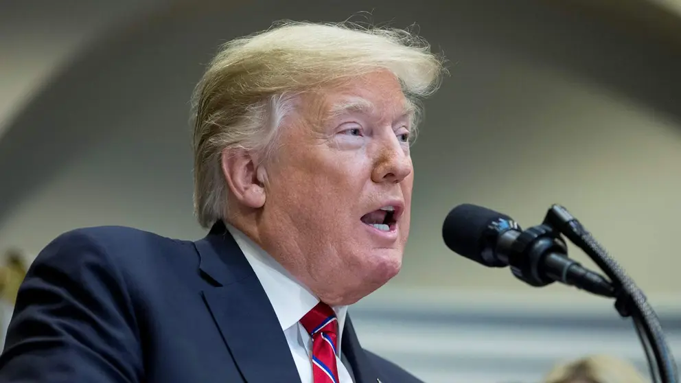 El presidente de los Estados Unidos, Donald Trump. EFE