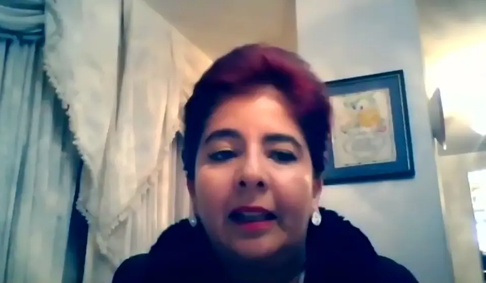 la abogada Paola Barriga, en una entrevista en el programa Buena Noche de OPINI&Oacute;N.