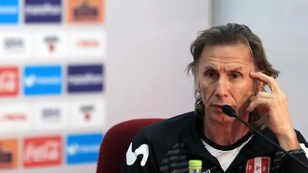 El seleccionador de Perú, Ricardo Gareca. EFE