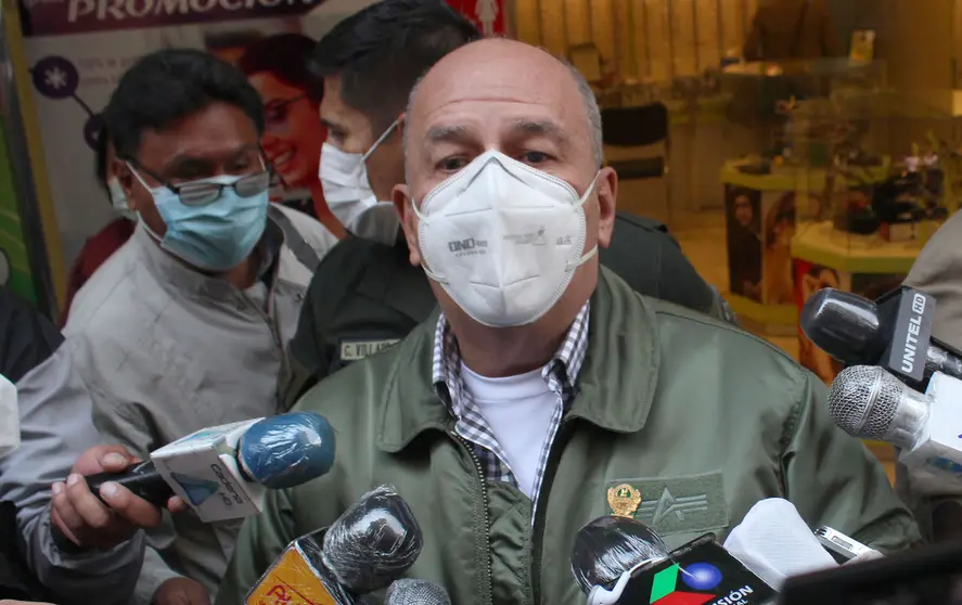El ministro de Gobierno, Arturo Murillo. PETER LUNA
