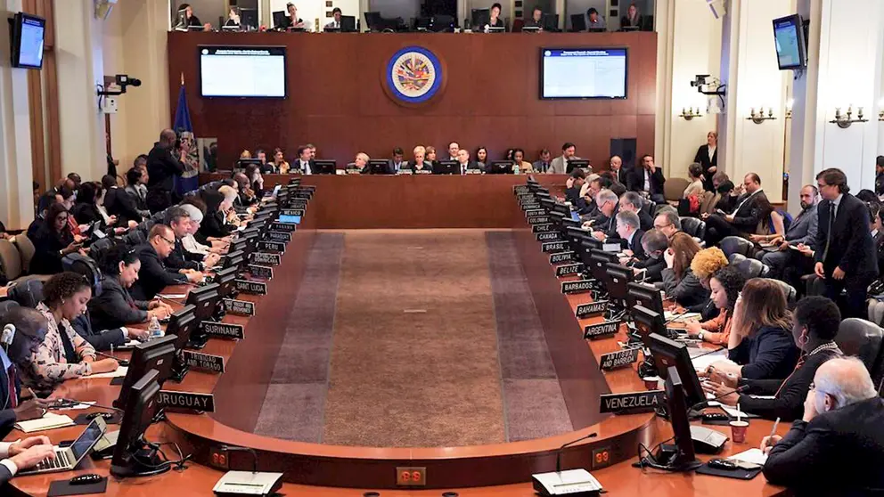 Sesion de la OEA. EFE