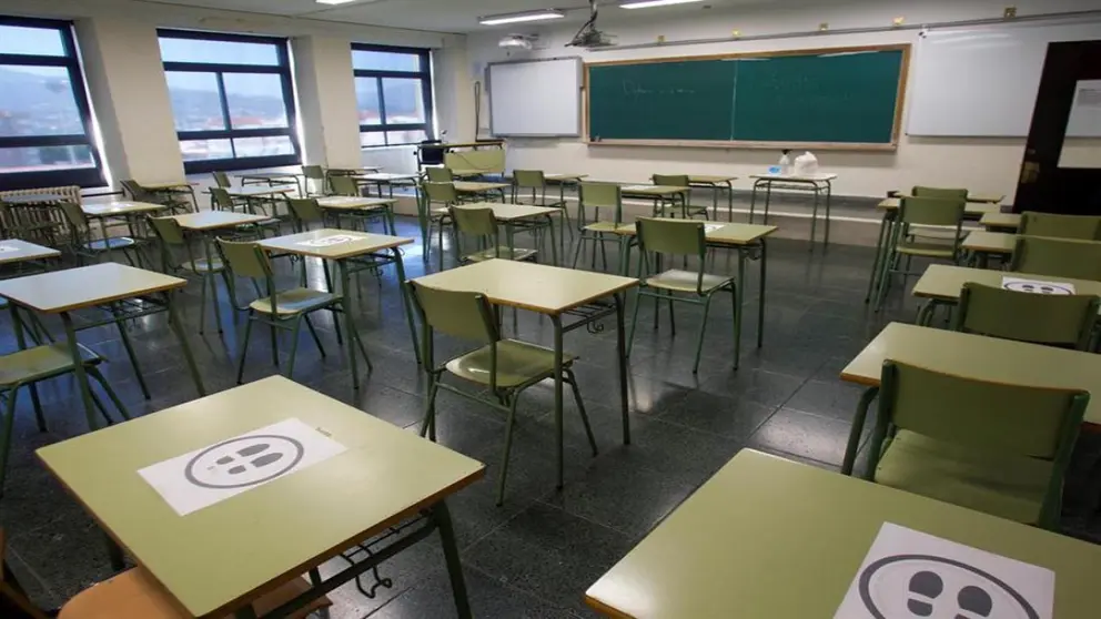 Sal&oacute;n de clases de Andaluc&iacute;a, Espa&ntilde;a. EFE