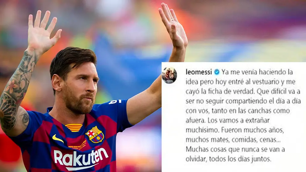 Messi sobre el adi&oacute;s de Su&aacute;rez: "A esta altura, ya no me sorprende nada". EFE