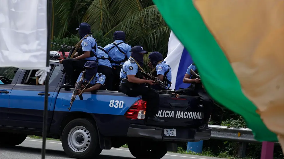 Polic&iacute;a de Nicaragua. EFE