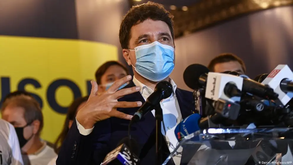 Nicusor Dan, nuevo alcalde de Bucaerest. EFE