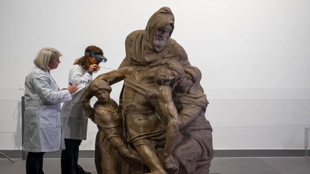 Escultura maldita de Miguel Angel. EFE