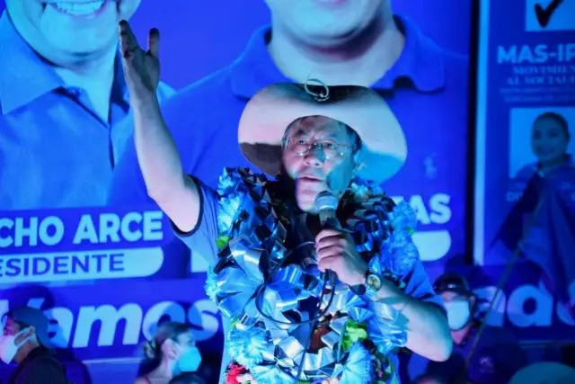 El candidato por el MAS Luis Arce Catacora. OXIGENOBO
