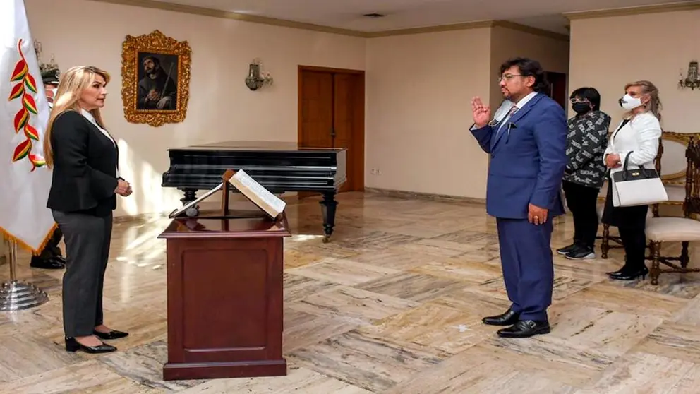 Alberto Morales, exprocurador general del Estado, posesionado el 21 de septiembre. ABI 