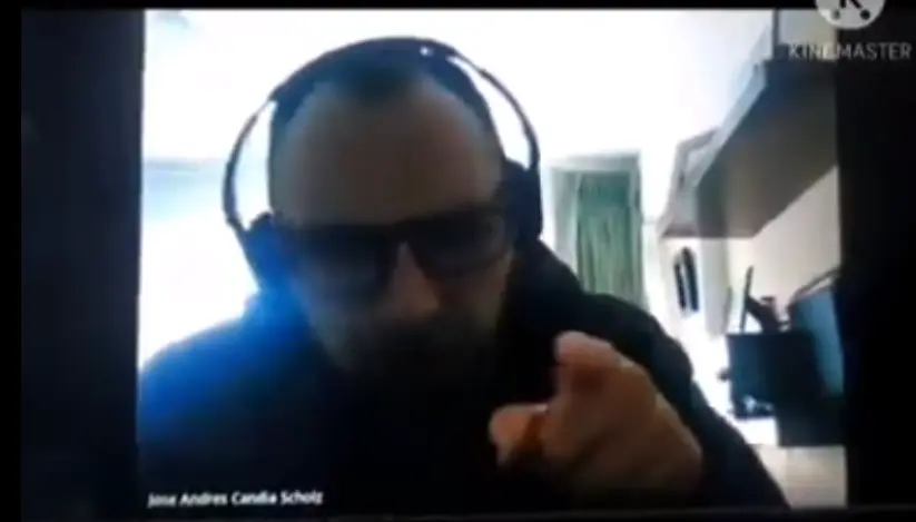 Captura de la clase por Zoom