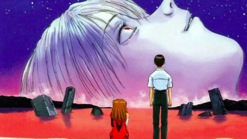 Neon Genesis Evangelion. Captura del final de la serie