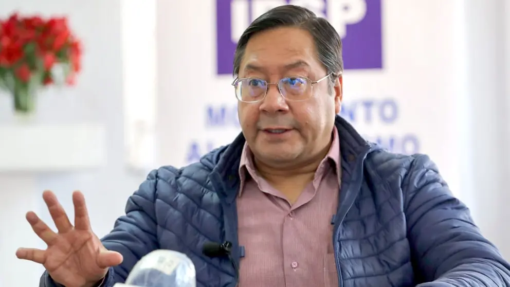  El presidente electo, Luis Arce, en entrevista. EFE