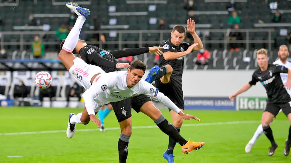 Imagen del partido entre el Real Madrid y Borussia Mönchengladbach. EFE