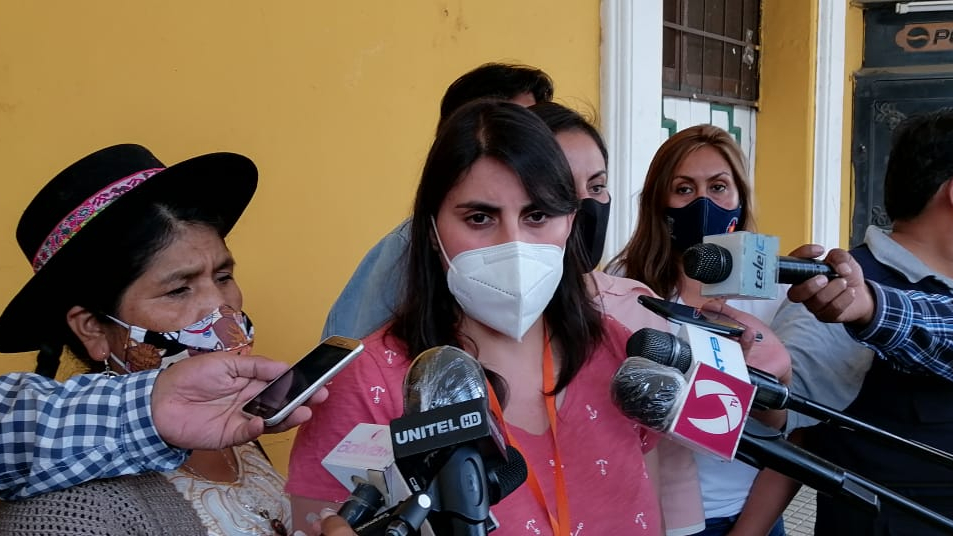 La senadora por CC Andrea Barrientos. OPINI&Oacute;N
