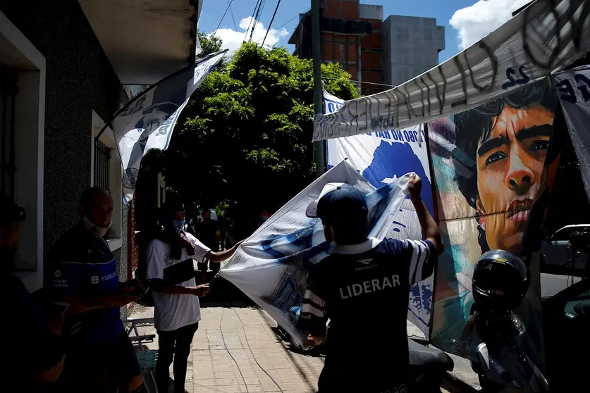 Im&aacute;genes de los hinchas en Buenos Aires. EFE