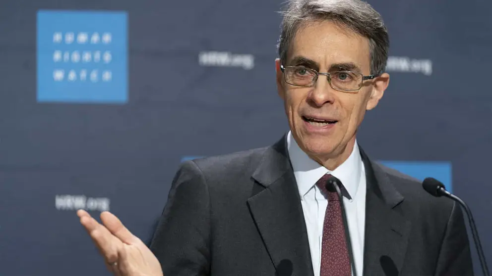 En la imagen, el director ejecutivo de Human Rights Watch (HRW), Kenneth Roth. EFE