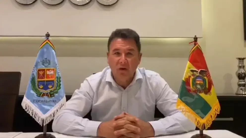 El presidente del Comit&eacute; C&iacute;vico de Cochabamba, Marcelo Pi&eacute;rola.