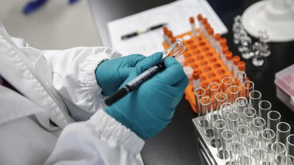 Imagen referencial de la vacuna de la farmaceutica Moderna. EFE