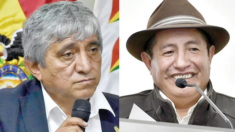 Iván Arias y Rafael Tata Quispe. ARCHIVO