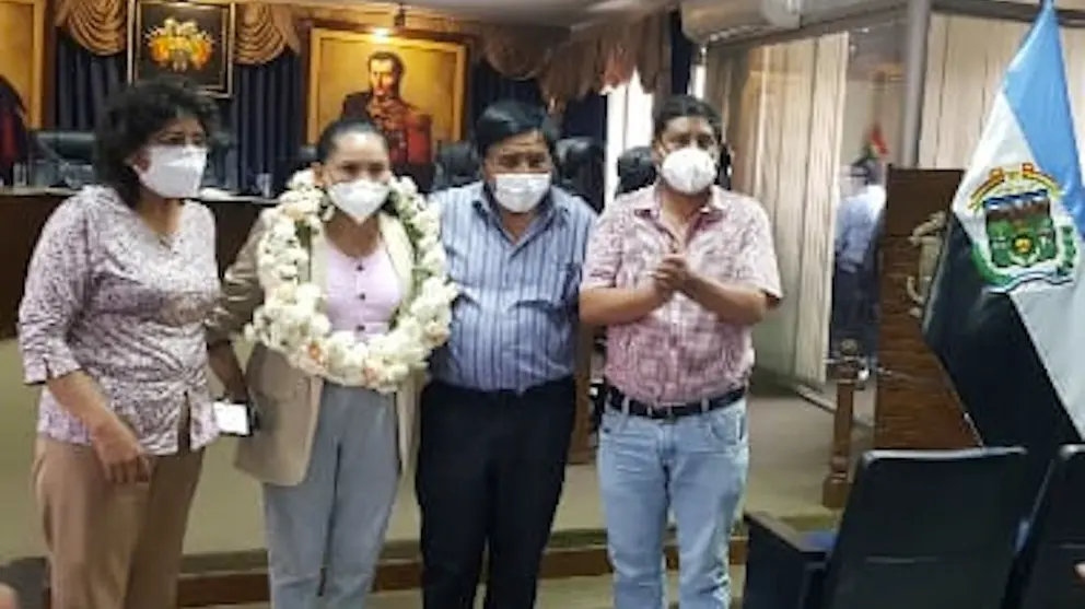 Una imagen del Concejo Municipal de Quillacollo.