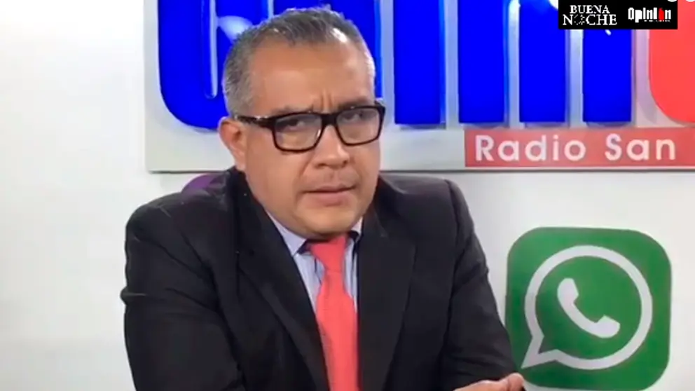 El precandidato a la Alcald&iacute;a por el Movimiento Al Socialismo, Nelson Cox en el programa Buena Noche de Opini&oacute;n. Captura