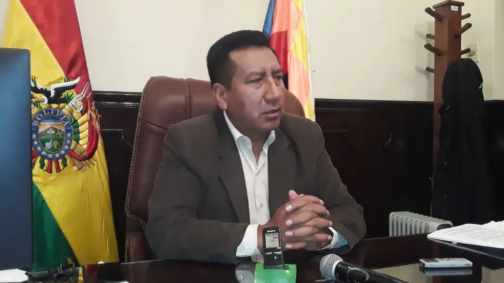 El presidente de la C&aacute;mara Baja, Freddy Mamani. ARCHIVO