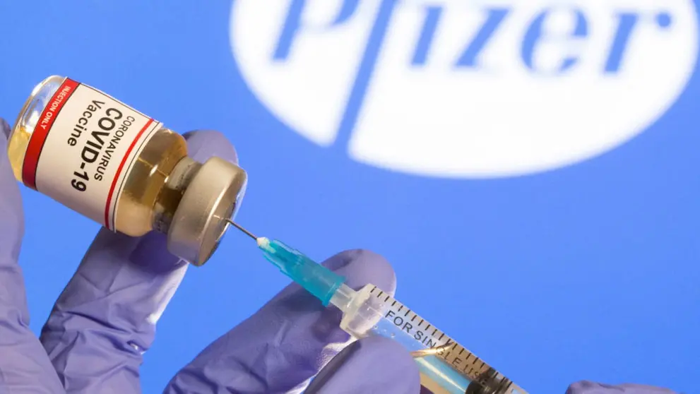 Una imagen de la vacuna estadounidense Pfizer. ARCHIVO