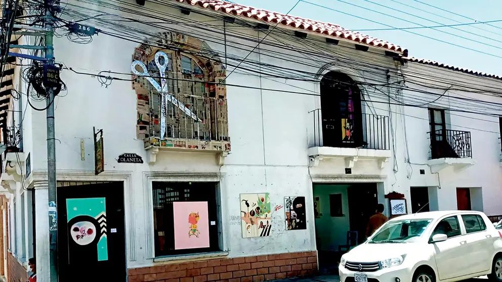 Una imagen del centro cultural Kinsa Molle, En Sucre. AR