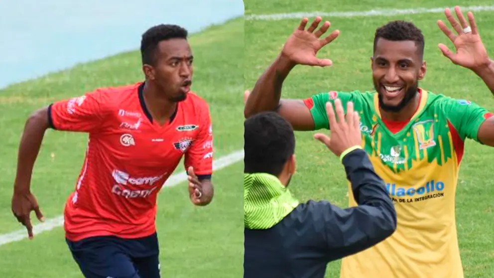 Jugadores de Wilstermann y Palmaflor, en partidos pasados. DICO SOLÍS