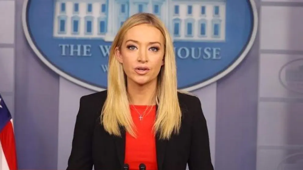 La portavoz de la Casa Blanca, Kayleigh McEnany. EFE
