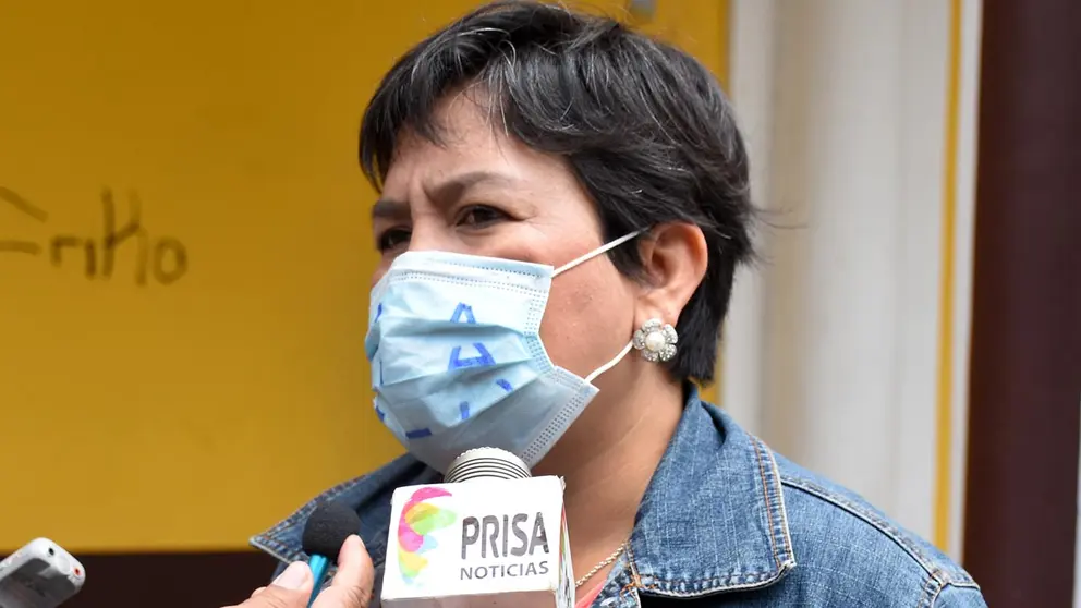 La candidata quillacolleña Lizeth Beramendi. DICO SOLÍS