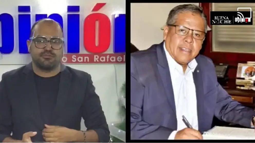 El alcalde suplente temporal de Cochabamba, Iv&aacute;n Telleria, en Buena Noche.