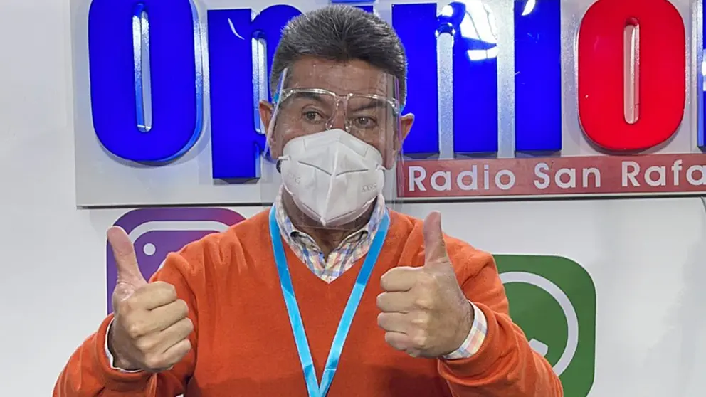 El candidato de CC, Jhonny Antezana, en el programa Buena Noche de OPINIÓN. OPINIÓN 