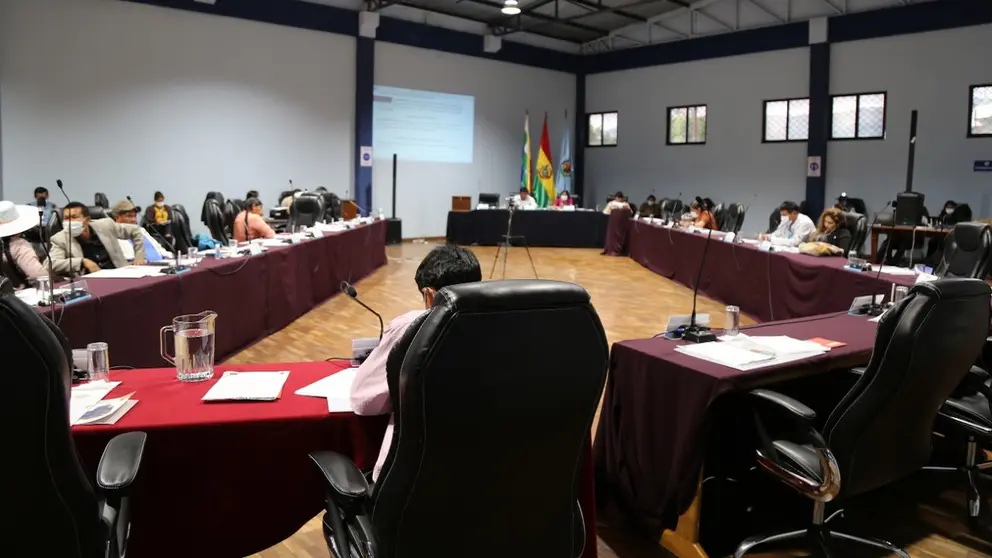 Una sesi&oacute;n de la Asamblea Legislativa Departamental en Cochabamba./ ARCHIVO
