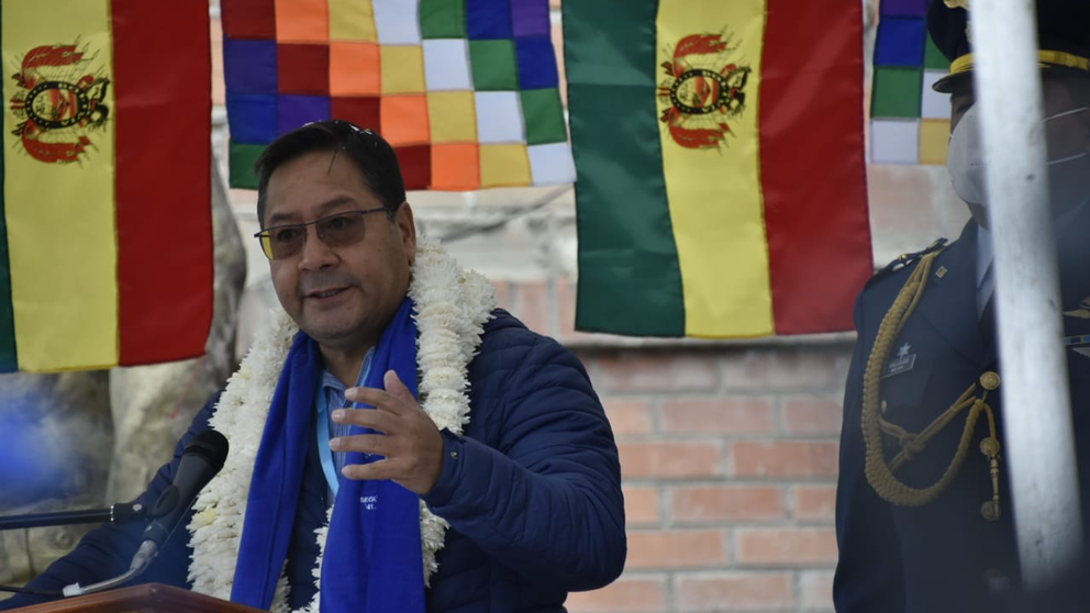 El presidente Luis Arce. APG