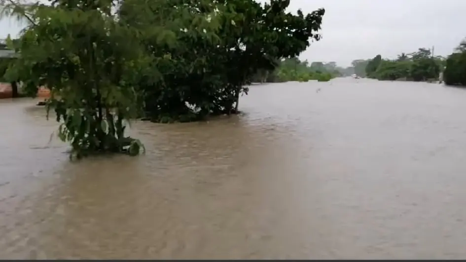 El r&iacute;o 24 en el Tr&oacute;pico, en semanas anteriores. Captura de video RKC
