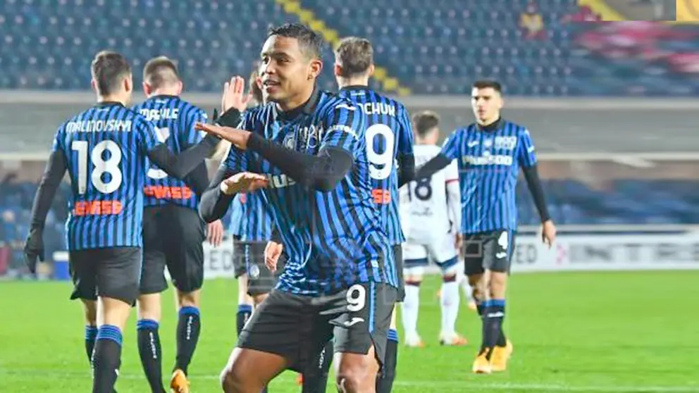 Atalanta, que avanzó este jueves a los cuartos de final de la Copa de Italia. EFE