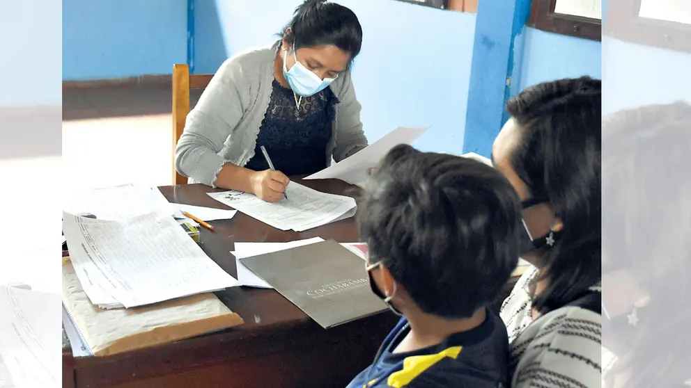 Foto referencial de un colegio en Cochabamba. DICO SOLÍS