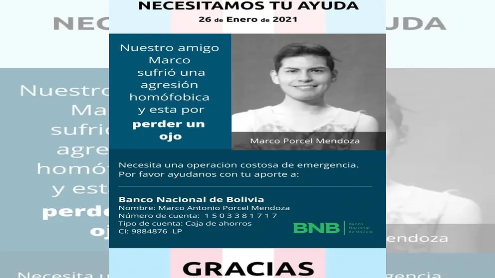 Marco Antonio Mendoza requiere ayuda para una cirug&iacute;a de urgencia.