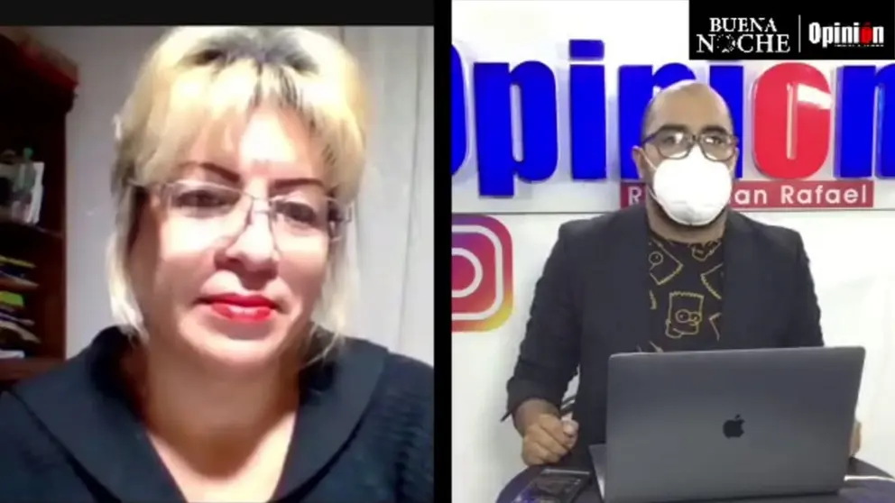 La activista Chantal Cu&eacute;llar en el programa Buena Noche de OPINI&Oacute;N.