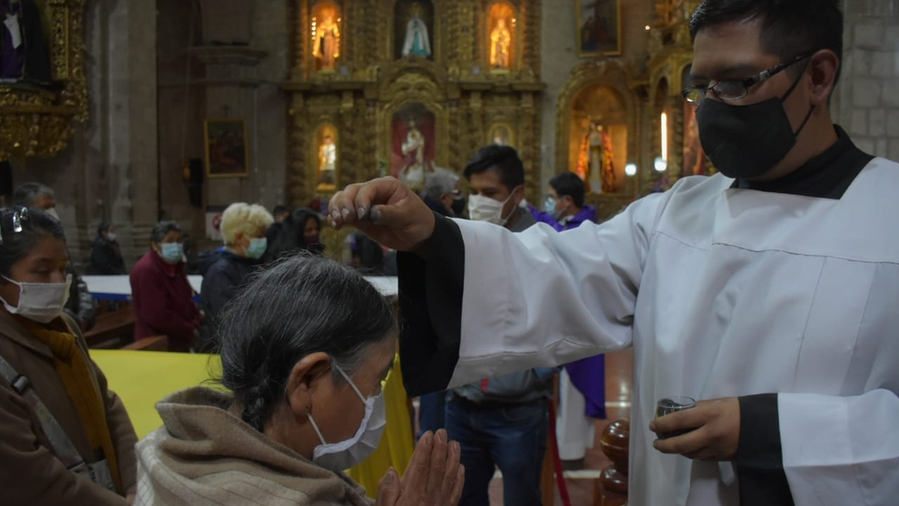 Misa realizada en la Catedral Metropolitana de Cochabamba. /APG