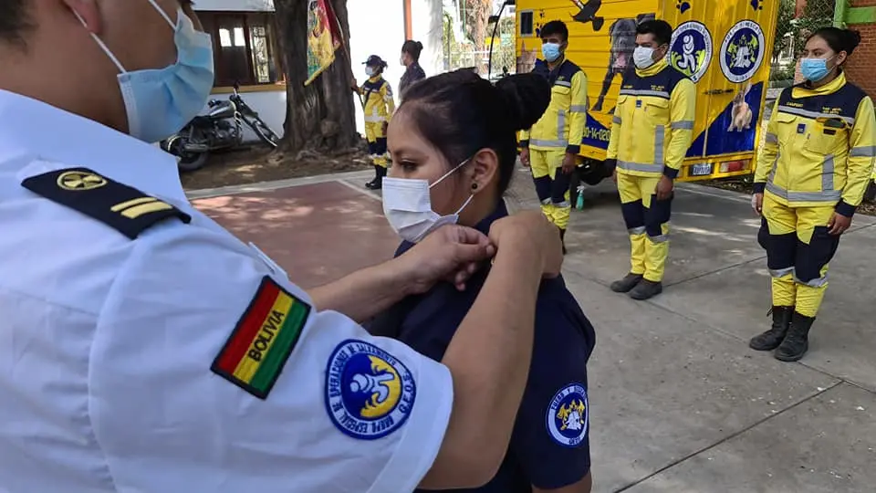 Voluntarios del grupo de rescate GEOS. RRSS