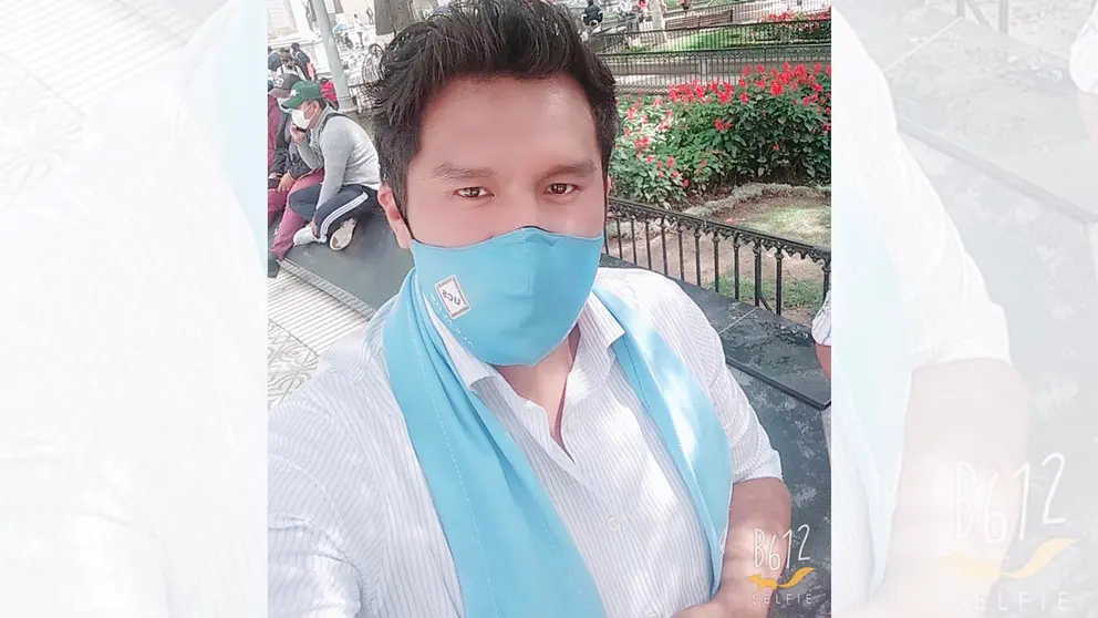 El candidato a primer concejal por UCS Wilson Pérez Ojeda. W. PÉREZ