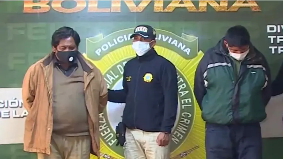 Dos sospechosos del crimen de Sergio Fernando Ascarrunz.