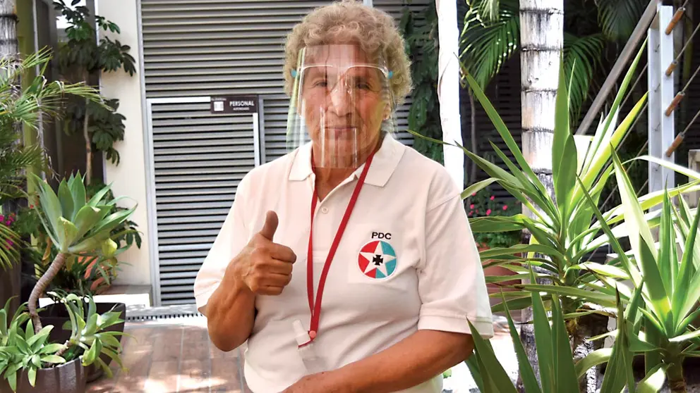 La candidata a primera concejala por el PDC en Cochabamba, Ruth Velasco.  NOÉ PORTUGAL
