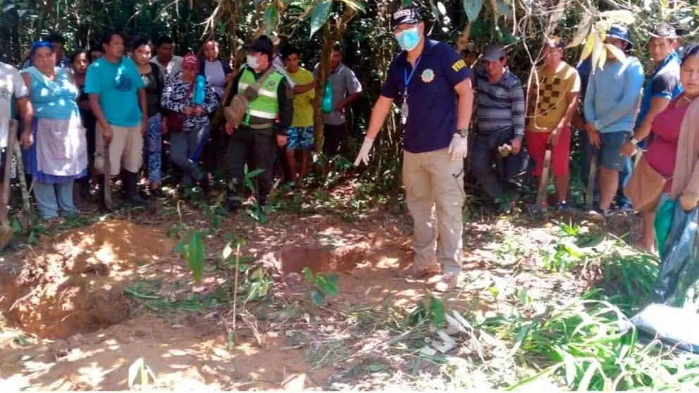 El lugar donde una joven fue encontrada muerta en Tres Arroyos. FELCC v&iacute;a Erbol