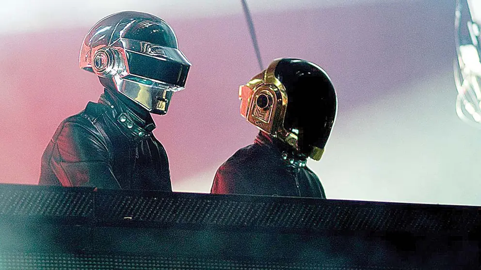 Daft Punk actuando en Brisbane, Australia en 2007.    MARC GRIMWADE - WIREIMAGE